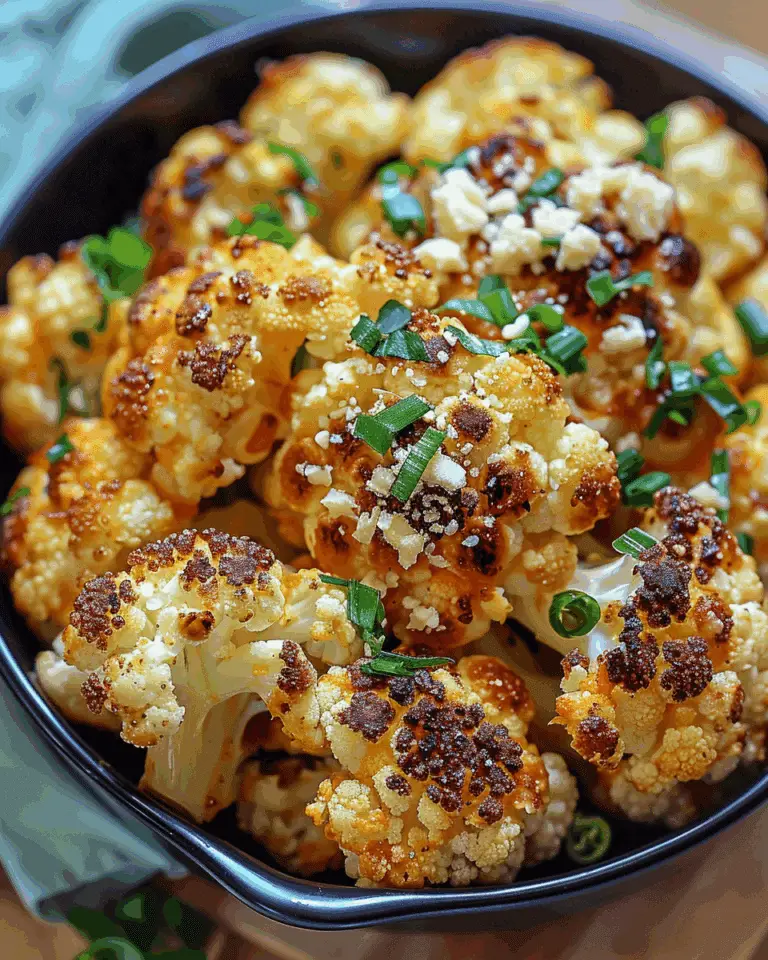 Sweet and Spicy Baked Cauliflower