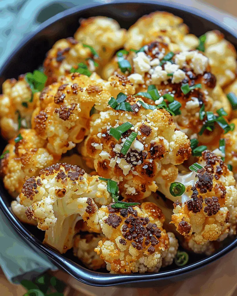 Sweet and Spicy Baked Cauliflower
