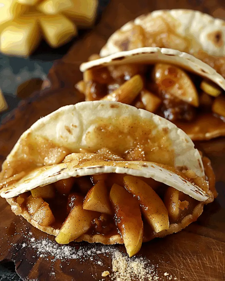 Apple Pie Tacos
