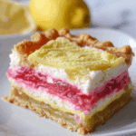 Rhubarb Lemon Cream Pie Dream Bars