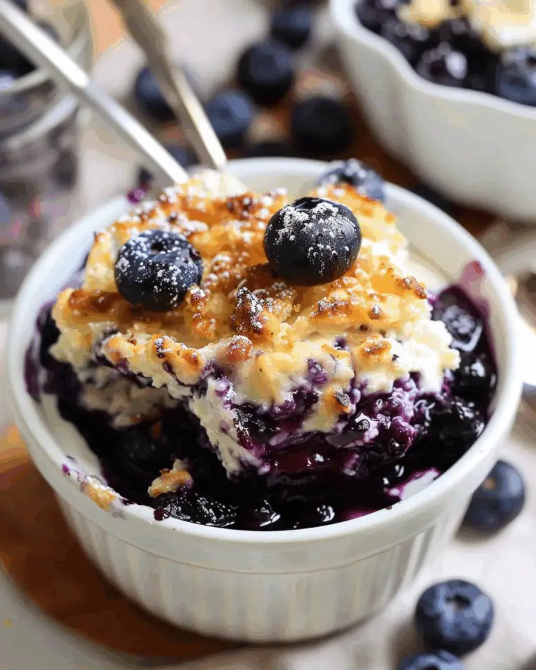 Baked Blueberry Cottage Cheese Breakfast Bowls