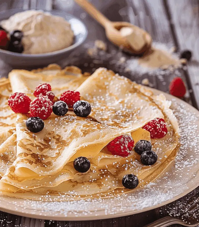 Gluten-Free Crepes – Easy Almond Oat Crepes Recipe