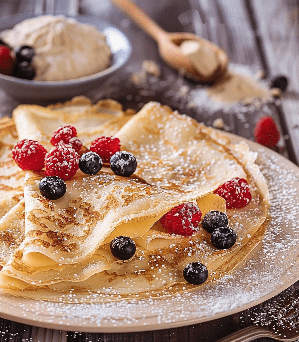 Gluten-Free Crepes – Easy Almond Oat Crepes Recipe