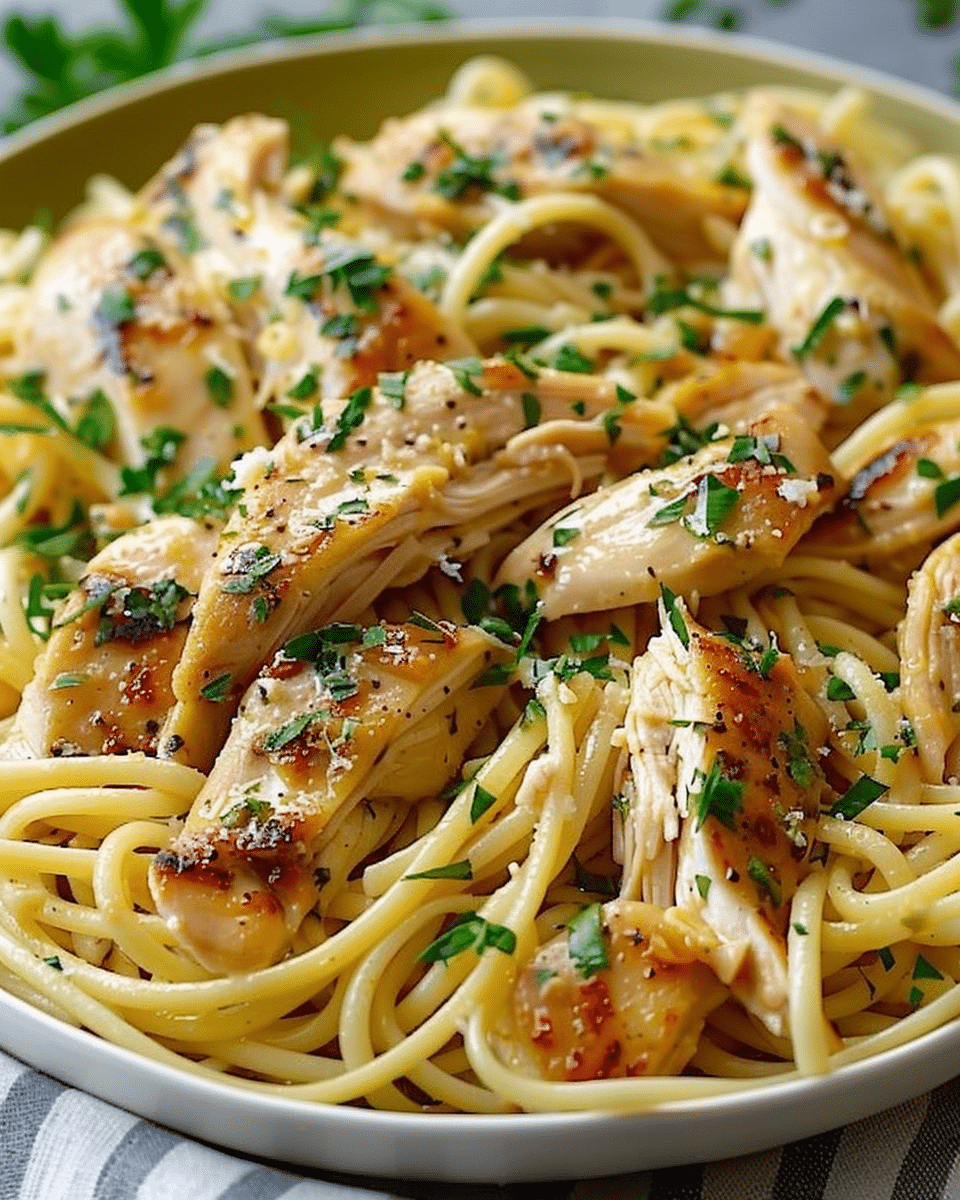 Chicken Scampi Pasta