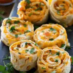 Cheesy Chicken Taco Pinwheels