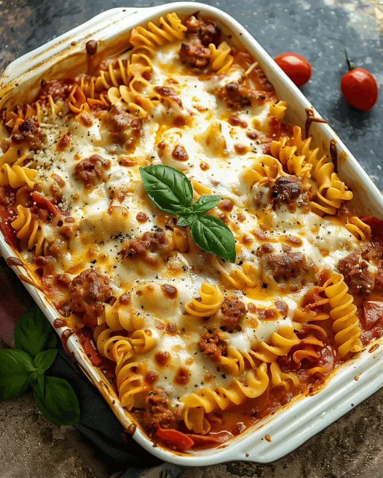 Pizza Pasta Bake