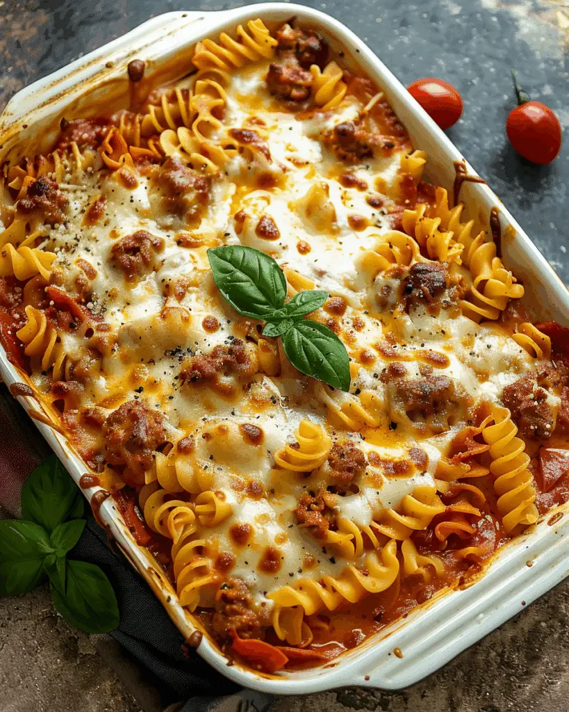 Pizza Pasta Bake
