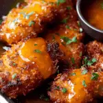 Crispy Coconut Chicken with Sweet and Tangy Peach Sauce