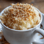 Coconut Almond Mug Cake – Quick, Fluffy & Flourless