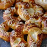 Mozzarella Stuffed Soft Pretzels