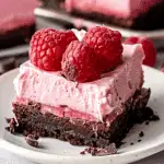 Raspberry Mousse Brownies