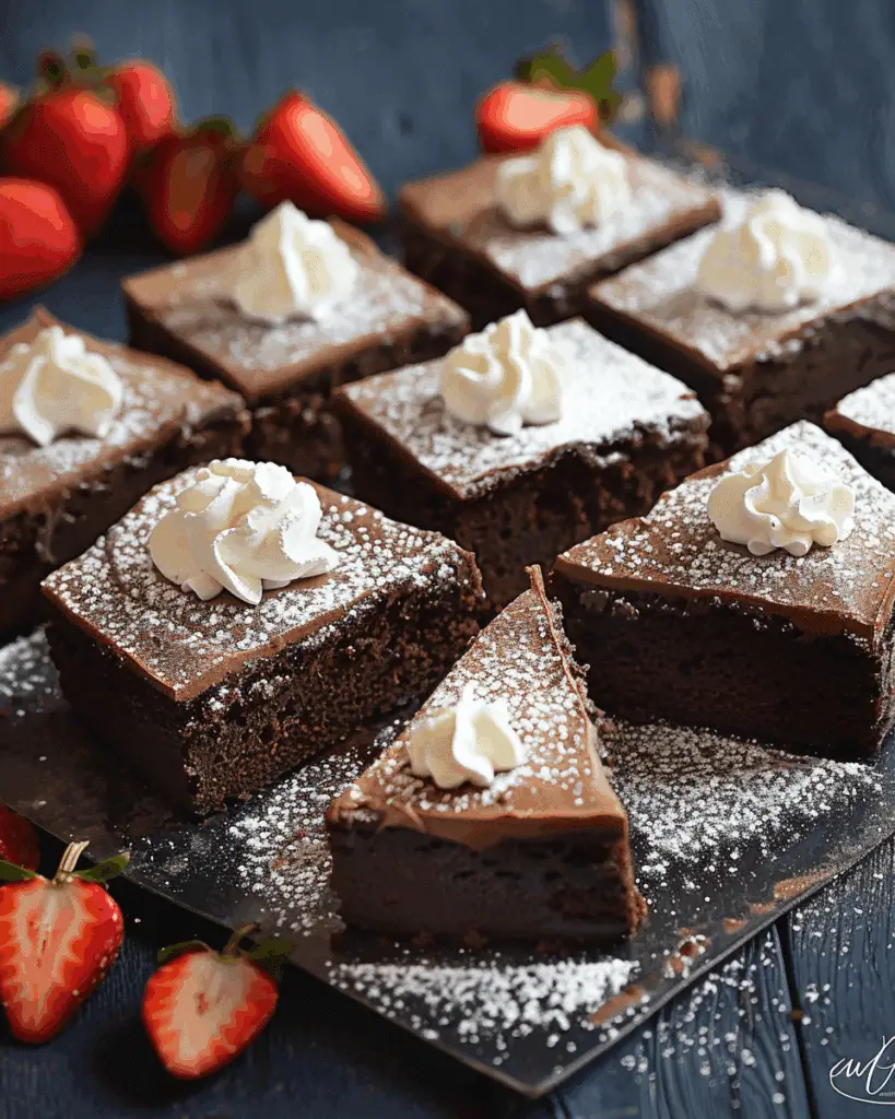 Chocolate Magic Custard Cake