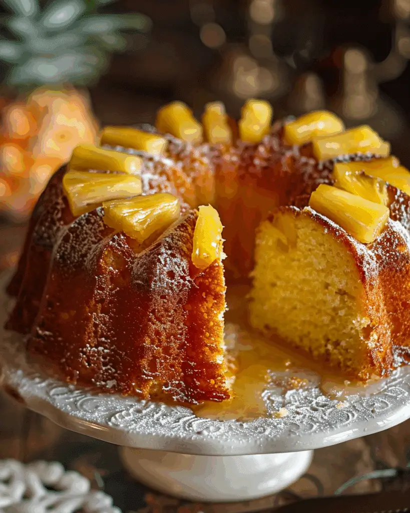Pineapple Pound Cake