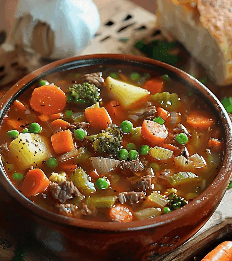 Hearty Vegetable Beef Soup