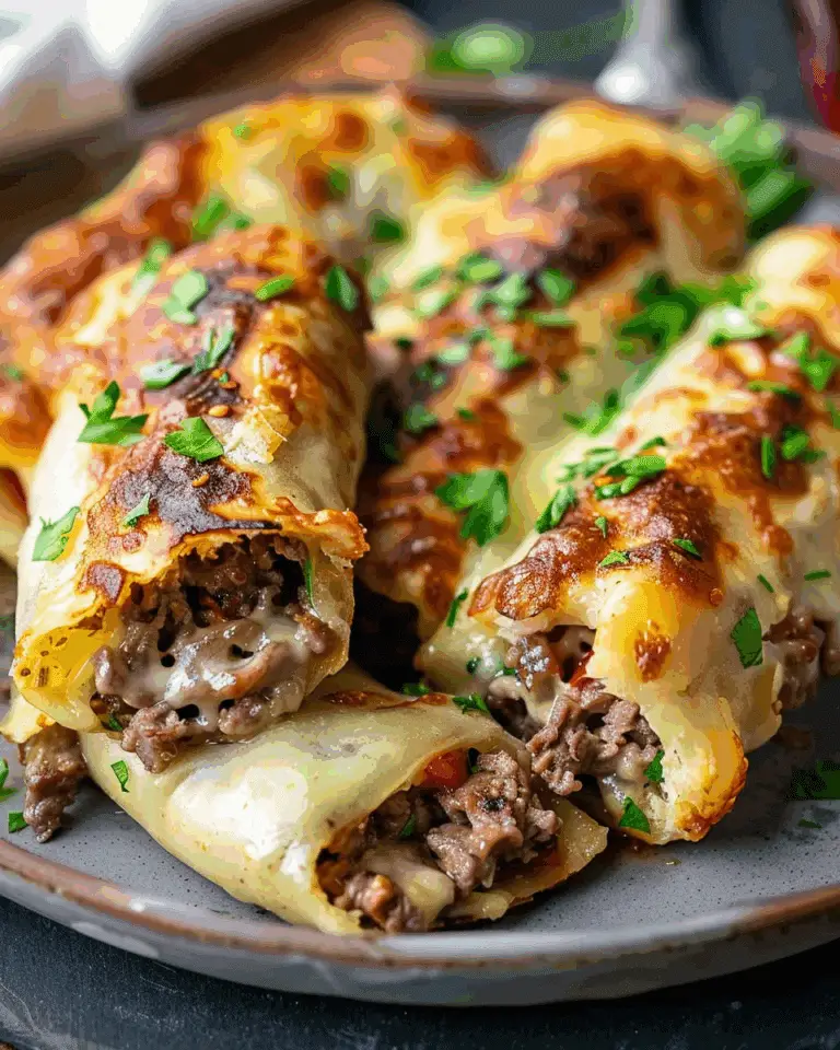 Keto Philly Cheesesteak Rolls