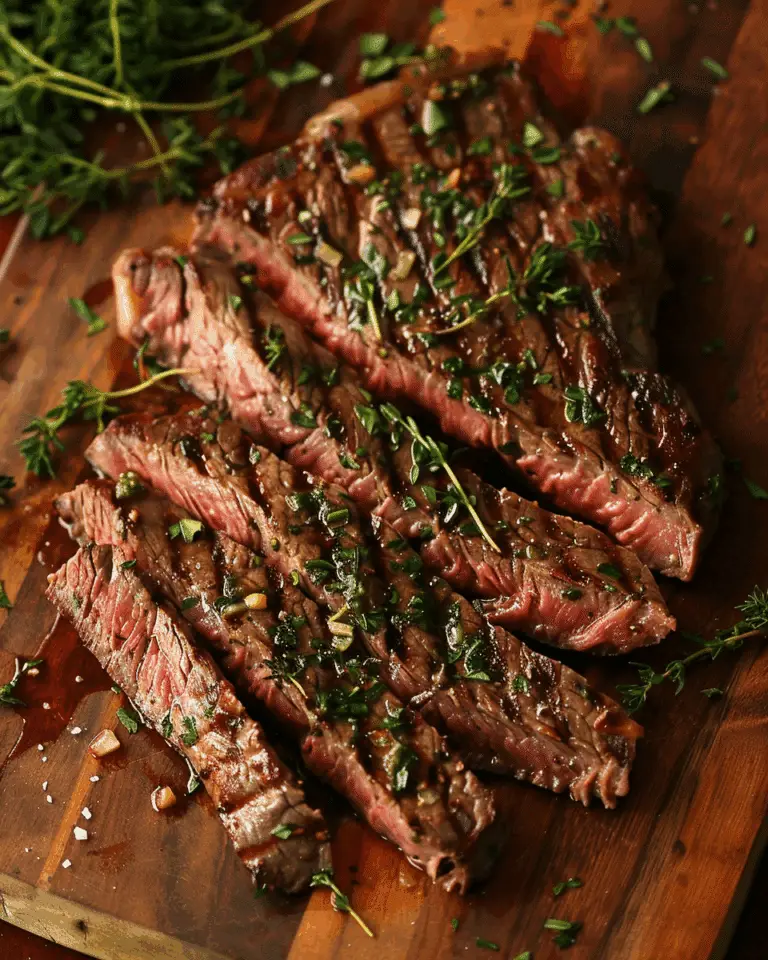 Grilled Flank Steak with Mango Avocado Salsa