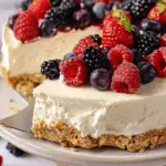No-Bake Ricotta Cheesecake with Summer Berries