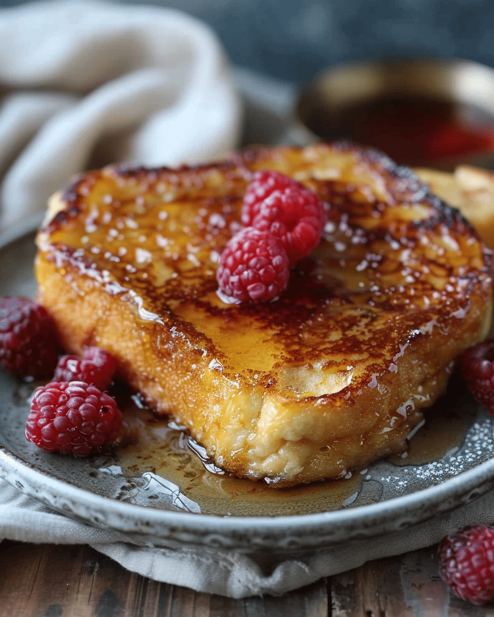 Caramelized Overnight Crème Brûlée French Toast