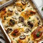 Creamy Chicken and Mushroom Bake