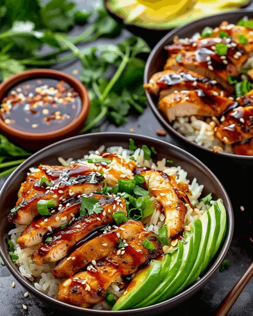 Honey Chipotle Chicken Bowls
