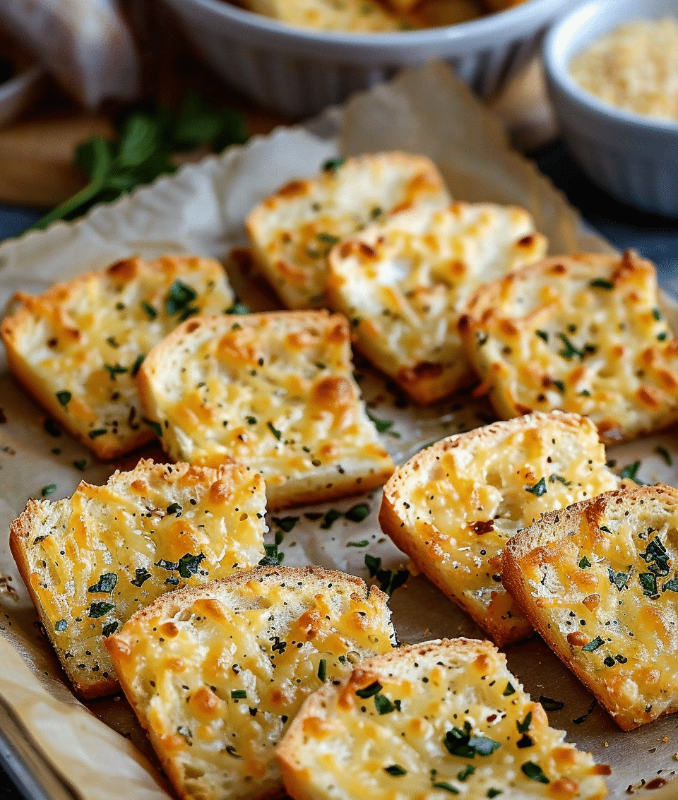 Garlic Bread Ritz Bits
