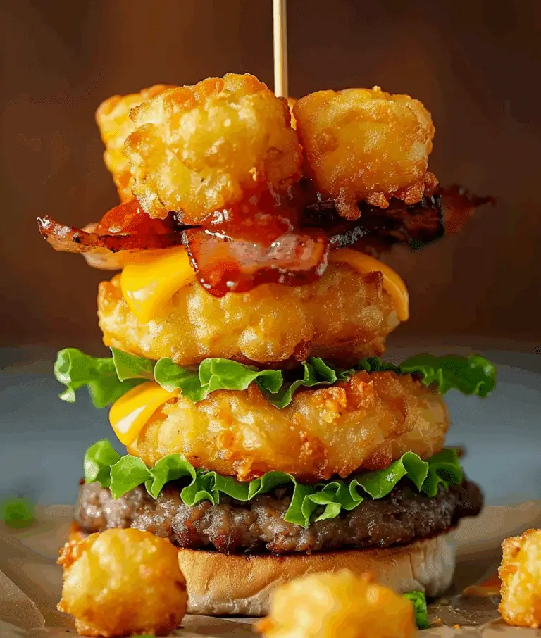 Tater Tot Mini Cheeseburger Bites