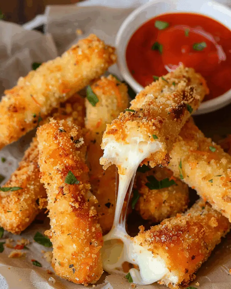 Crispy Cheddar Mozzarella Sticks