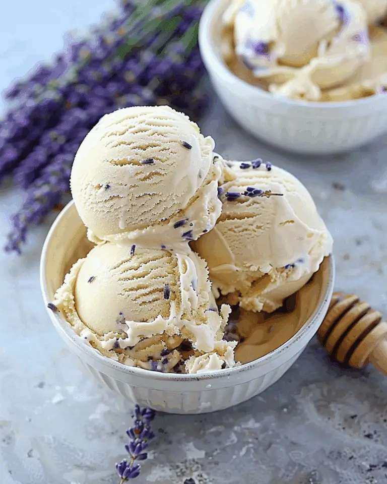 Honey Lavender Ice Cream