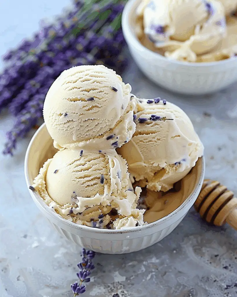 Honey Lavender Ice Cream