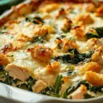 Creamy Chicken and Spinach Casserole