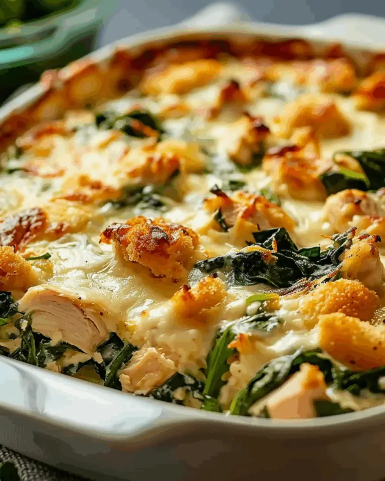 Creamy Chicken and Spinach Casserole