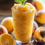 Frozen Peach Lemonade – The Ultimate Summer Slushie