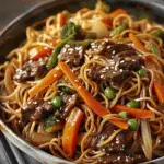 Beef Lo Mein with Vegetables