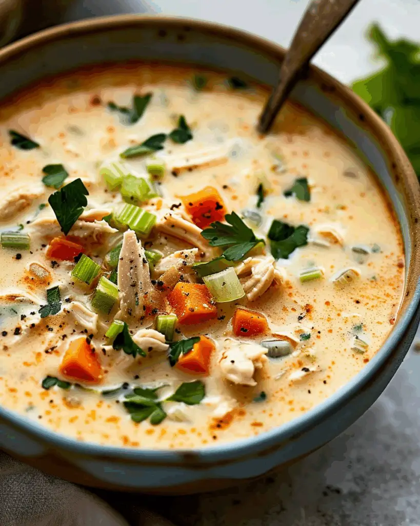 Spicy Ranch Chicken Soup