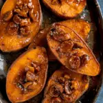 Maple Roasted Sweet Potatoes with Walnuts