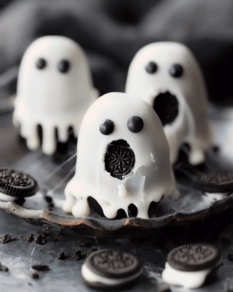 Oreo Truffles Ghosts
