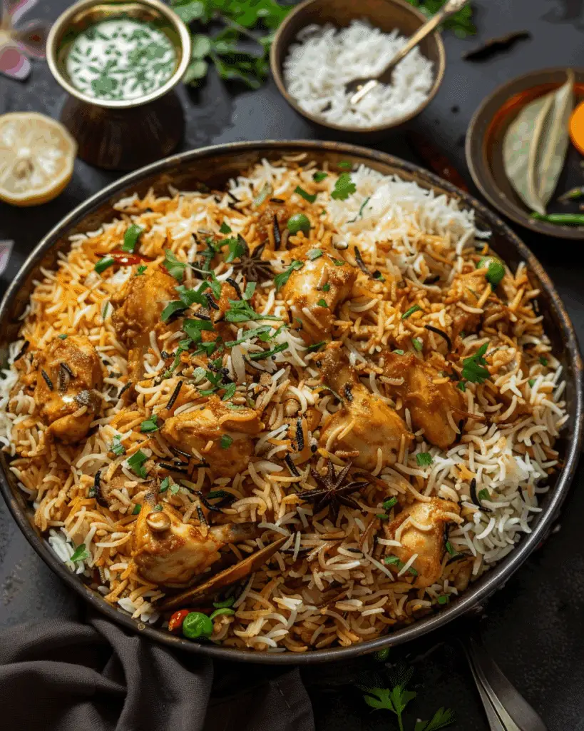 Easy Hyderabadi Chicken Biryani