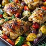 Sheet Pan Mediterranean Chicken and Zucchini