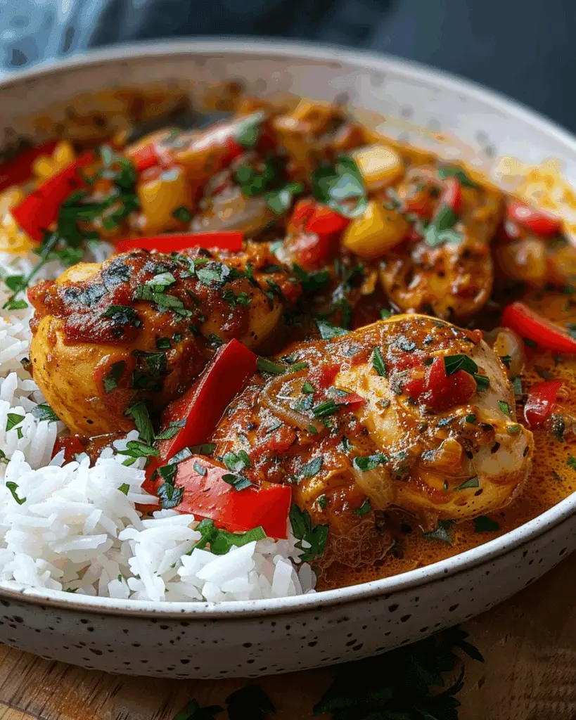 Spicy Brazilian Coconut Chicken