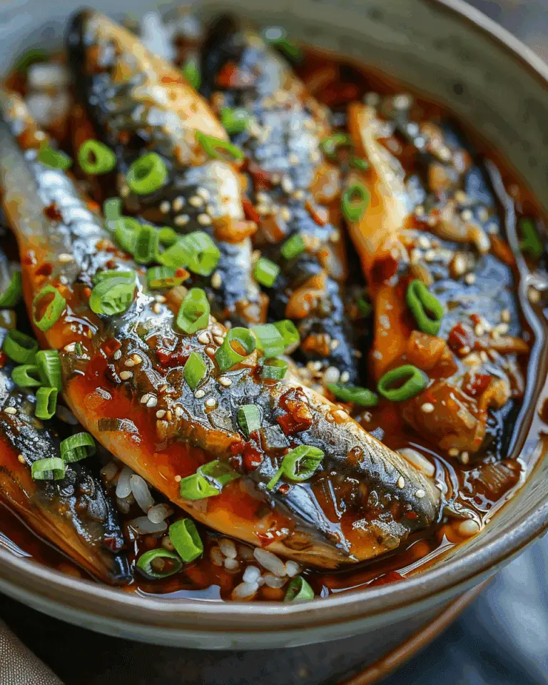 Korean-Style Braised Sardines in Spicy Soy Sauce