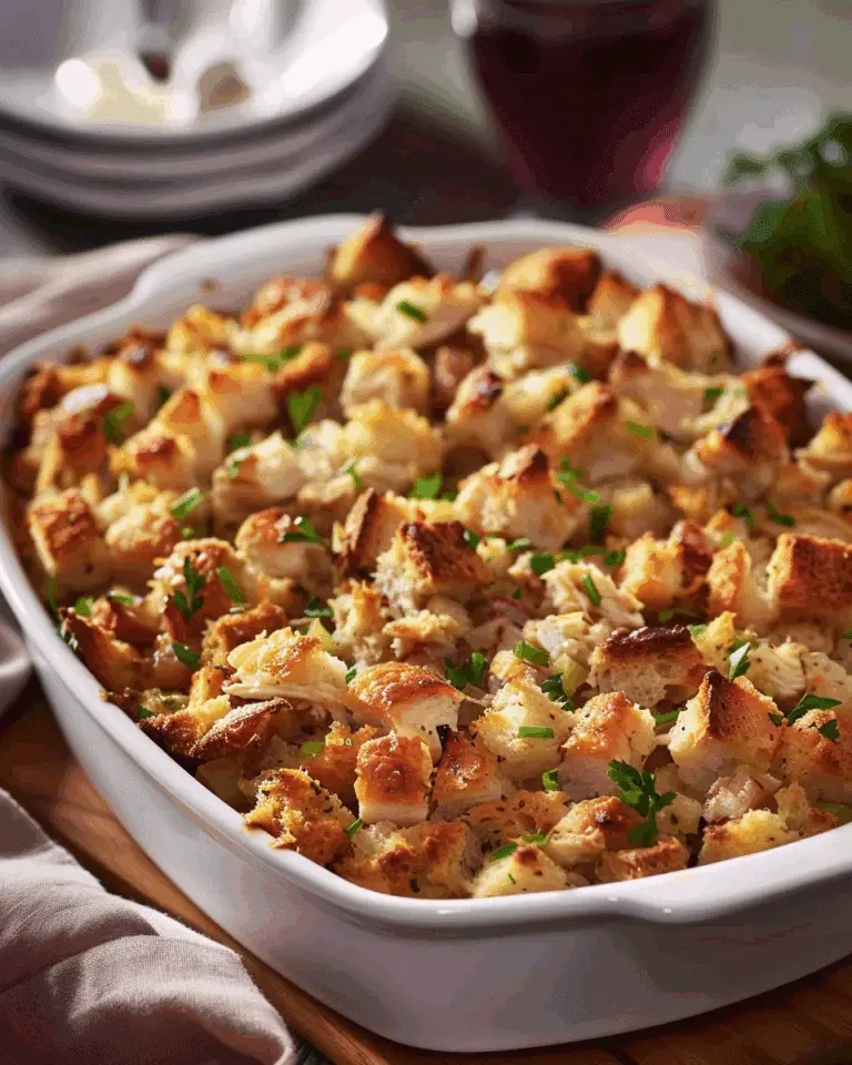 Chicken and Stuffing Casserole