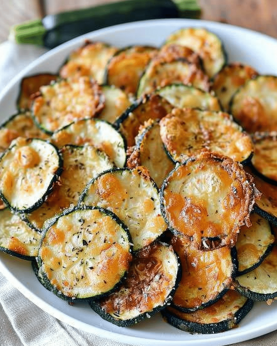 Crispy Baked Zucchini Chips