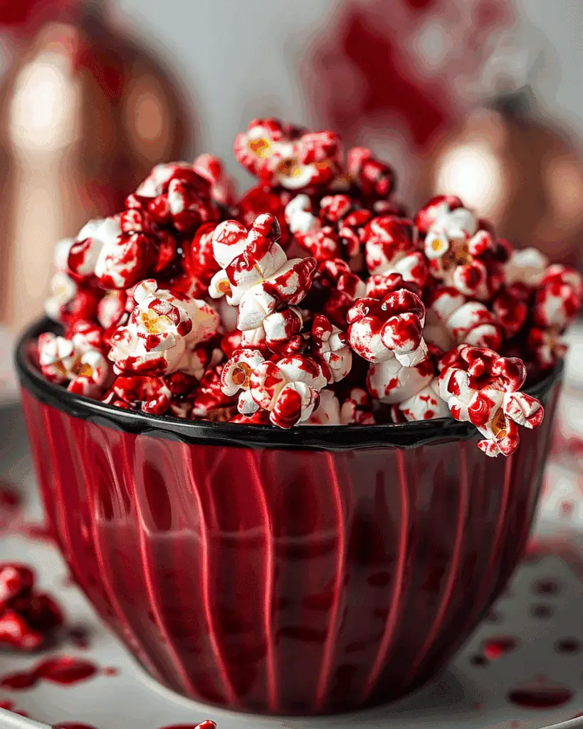 Bloody Red Velvet Popcorn