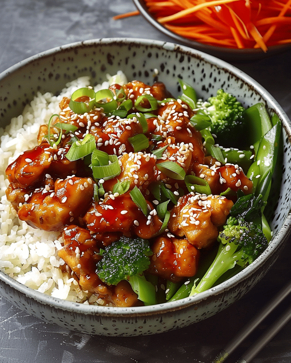Sesame Chicken Bowls