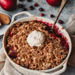 Vegan & Paleo Apple Cranberry Crisp