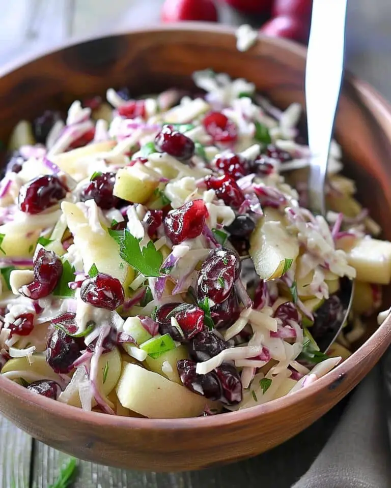Apple Cranberry Coleslaw