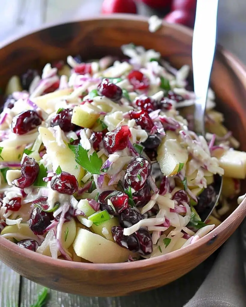 Apple Cranberry Coleslaw