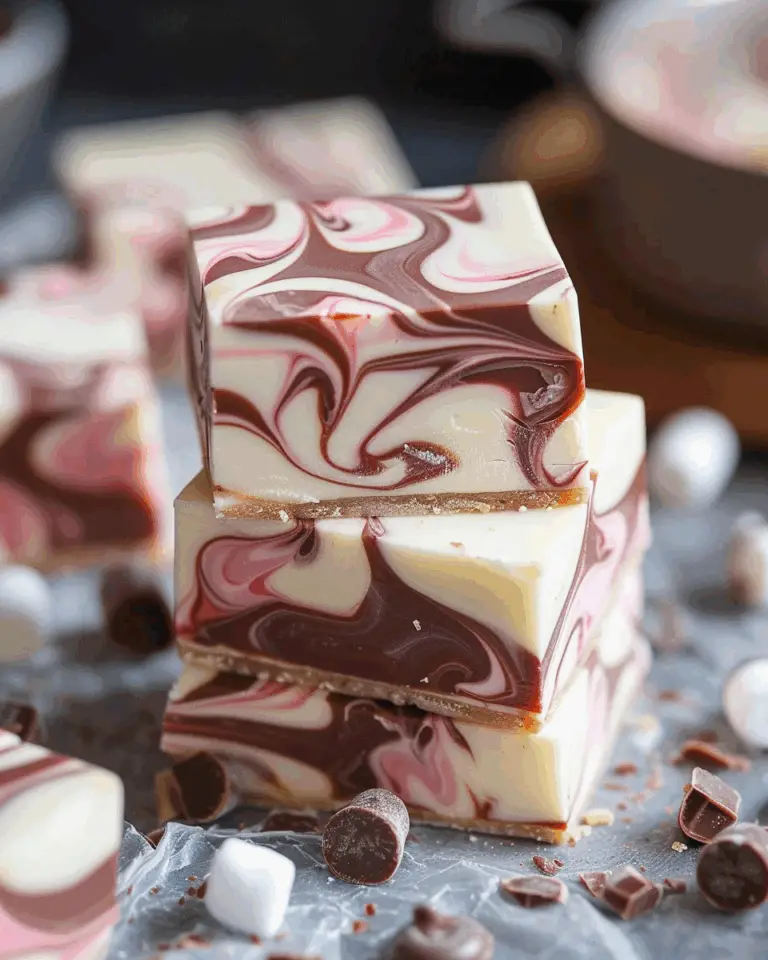 Marshmallow Swirl Fudge