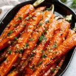 Honey Garlic Butter Roasted Carrots