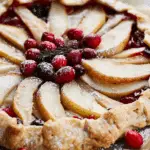 Pear and Cranberry Crostata